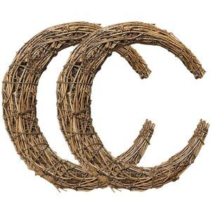 2959 Moon Grapevine Wreath DIY Moon Rattan Wreath Grapevine s Ring